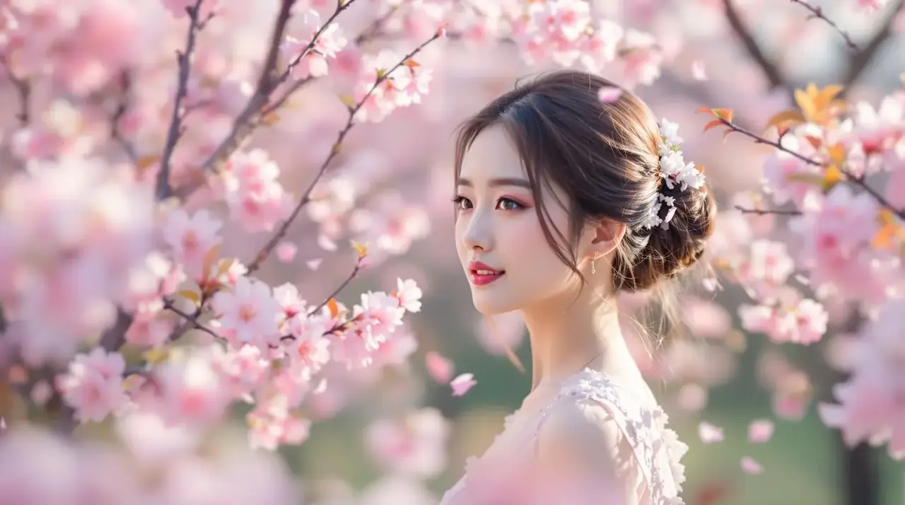 秀人套图春意盎然摄影轮播图