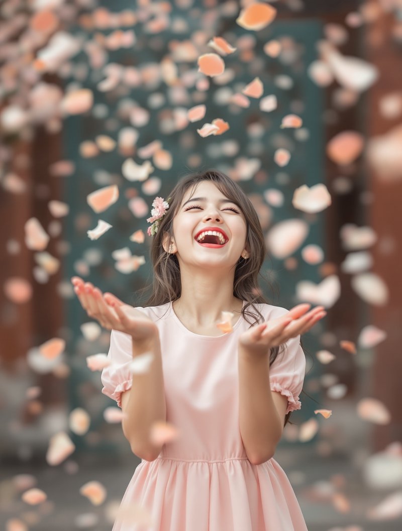 桃花雨落写真精选 1