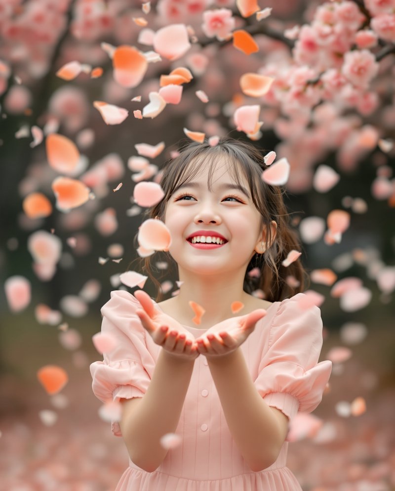 桃花雨落甜蜜物语写真封面