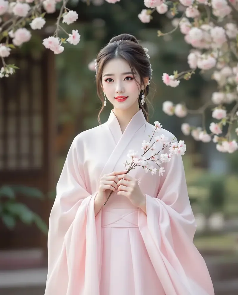 清新汉服写真封面