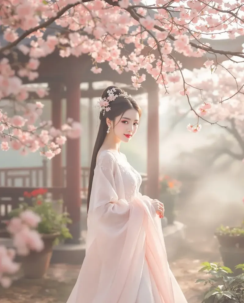 唯美古风写真封面